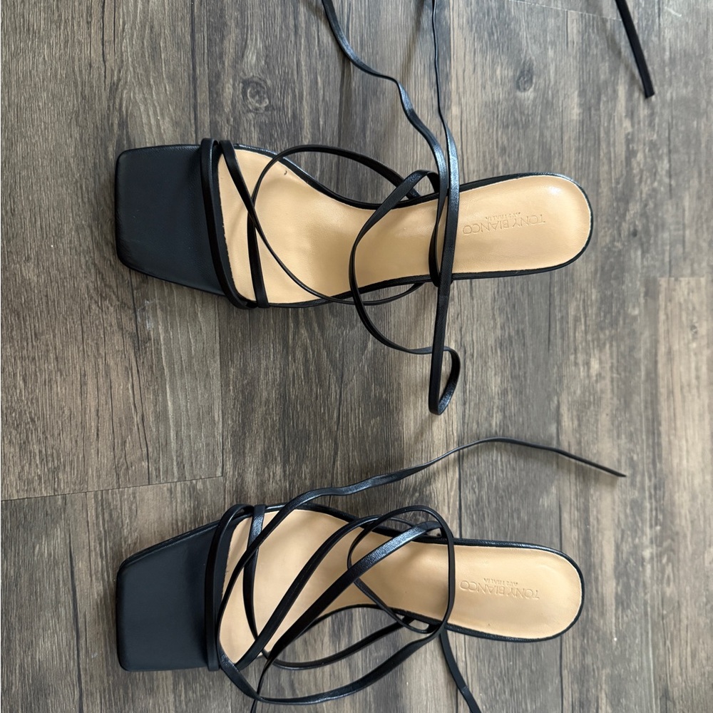 Black Strappy Women's Sandals